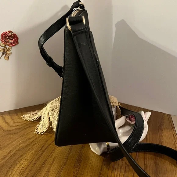 Kate Spade Black Leather Crossbody - Picture 4 of 9